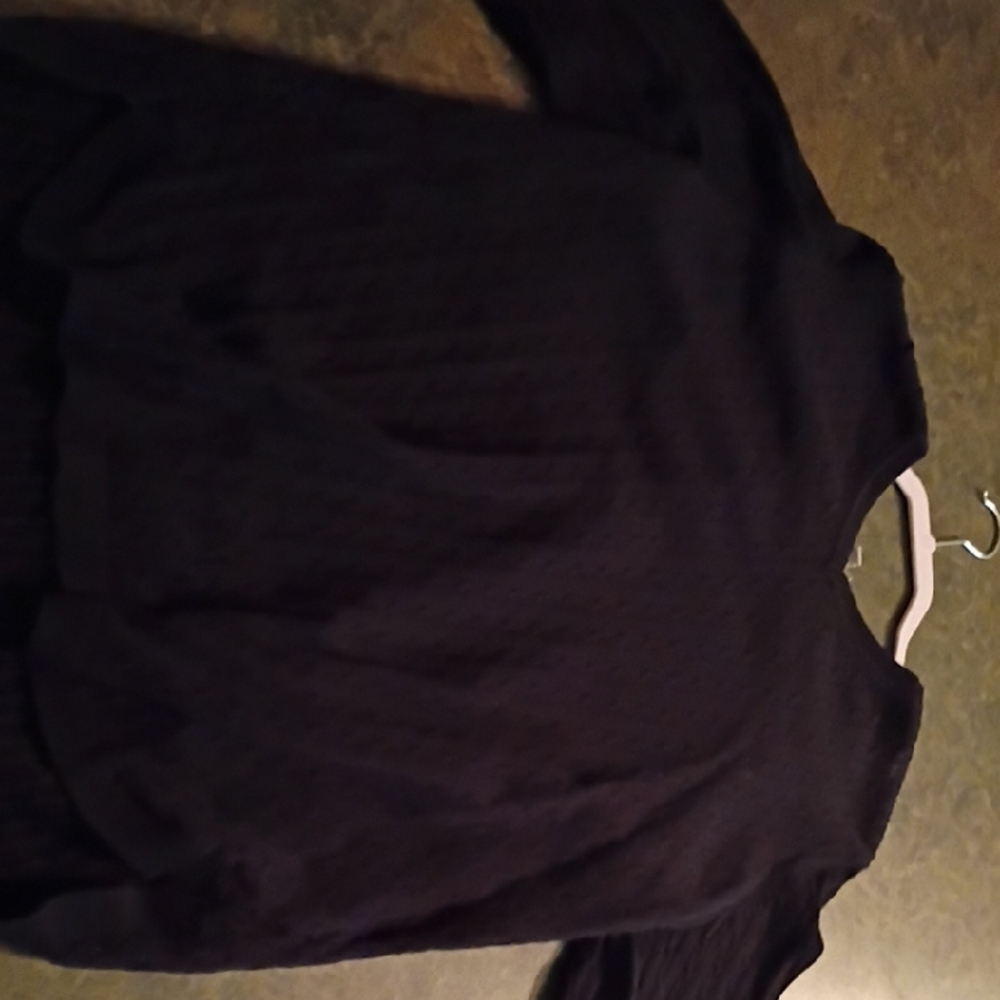 Elegant Black Long Sleeve Sweater